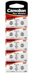 CAMELION ALKALINE AG3 LR41 10ST OP KAART