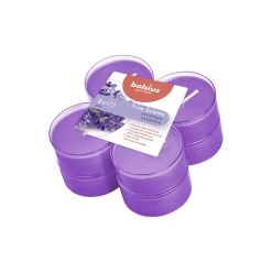 BOLSIUS MAXILICHT LAVENDEL CLEAR CUP S/8