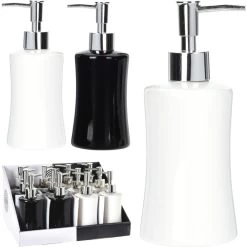 ZEEPPOMP DOLOMITE 7,5X12,8 ZWART OF WIT