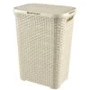 CURVER WASBOX 60L RATTAN WIT -Beste Woninginrichtings Winkel 141 7000