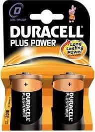 DURACELL PLUSPOWER 2XD BATTERIJ