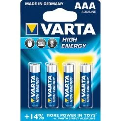 VARTA BATTERIJEN AAA S/4