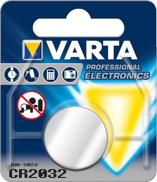 VARTA KNOOPCEL CR2032 3V LITHIUM 3 VARTA KNOOPCEL CR2032 3V LITHIUM