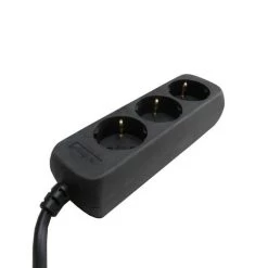 TAFEL CONTACTDOOS ZWART 3-VOUDIG 3M