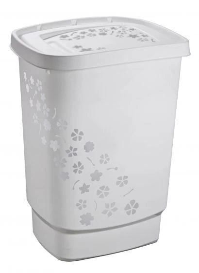 ROTHO WASBOX FLOWER 55L GRIJS 45X35X60 3 ROTHO WASBOX FLOWER 55L GRIJS 45X35X60
