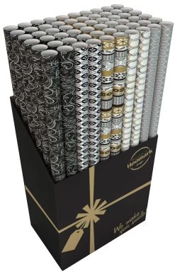 KADOPAPIER BLACK WHITE 200X70CM