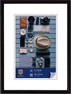 HENZO FOTOLIJST NAPOLI COL 10x15 BLACK