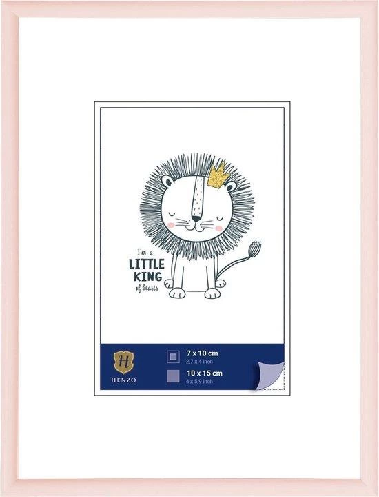 HENZO FOTOLIJST NAPOLI COL 10x15 PINK 3 HENZO FOTOLIJST NAPOLI COL 10x15 PINK