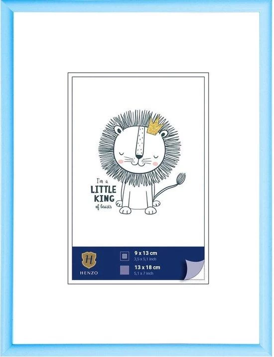 HENZO FOTOLIJST NAPOLI 13x18 LIGHT BLUE 3 HENZO FOTOLIJST NAPOLI 13x18 LIGHT BLUE