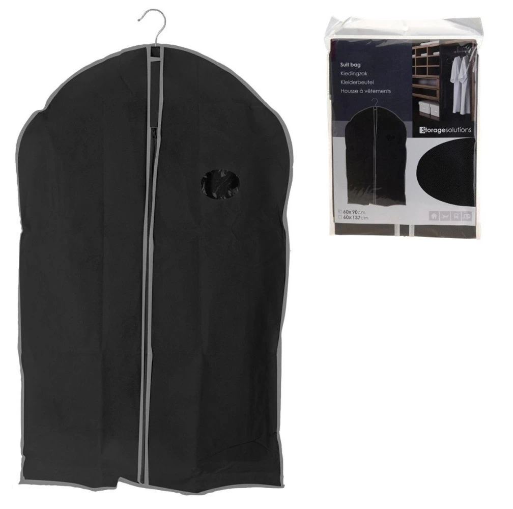 KLEDINGHOES TEXTIEL 60X90CM ZWART 2ASS 3 KLEDINGHOES TEXTIEL 60X90CM ZWART 2ASS