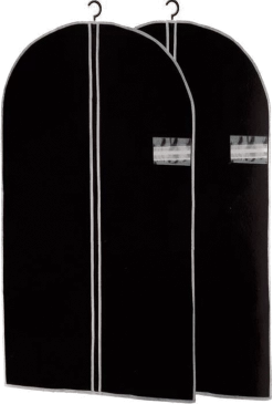 KLEDINGHOES POLY 60X150CM S/2 ZWART