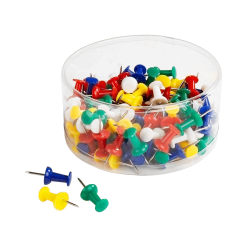 WRITEWELL PUNAISES 125ST GEKLEURD