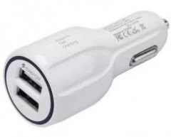 DUO AUTOLADER SNELLADER WIT 3,1A