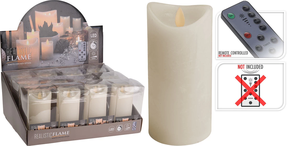 LEDKAARS DANSVLAM IVOOR 15CM TIMER&DIMME 3 LEDKAARS DANSVLAM IVOOR 15CM TIMER&DIMME