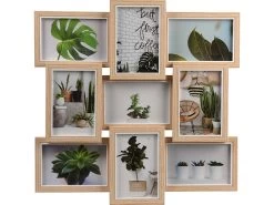 FOTOLIJST DECO MDF WHITE EN WOOD 9-FRAME