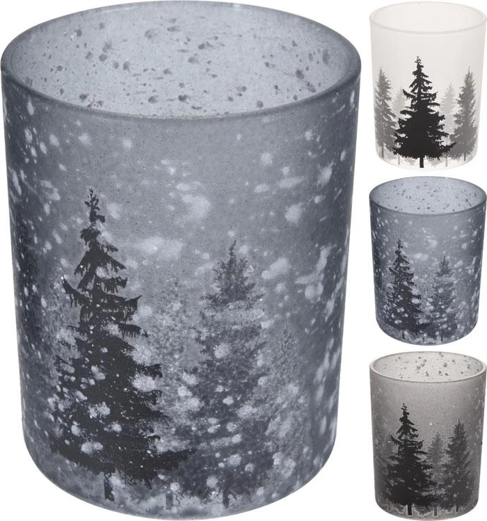 THEELICHTHOUDER TREES 3 ASSORTI 10CM 3 THEELICHTHOUDER TREES 3 ASSORTI 10CM