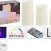 LEDKAARS SET VAN 3 MULTICOLOR + REMOTE