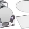 ONDERZETTER SPIEGEL 15CM ZILVER ASSORTI