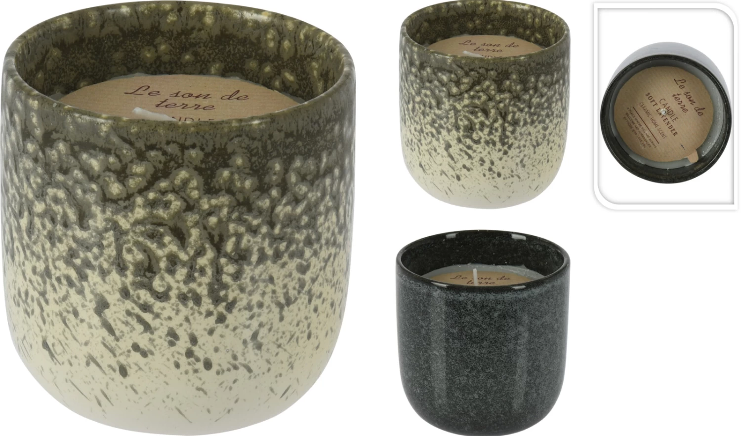 GEURKAARS CERAMIC DELUXE 9CM WOOD/LAVEND 3 GEURKAARS CERAMIC DELUXE 9CM WOOD/LAVEND