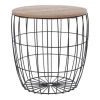 HS BIJZETTAFEL METAAL DRAADMAND 31X31.5C