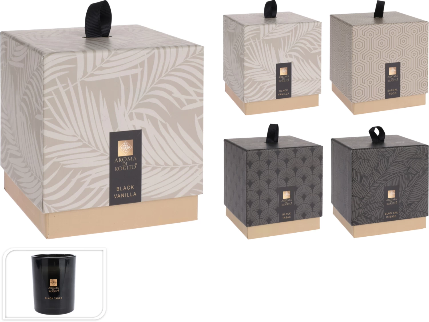 AROMA DI ROGITO GEURKAARS GLAS 200GR ASS 3 AROMA DI ROGITO GEURKAARS GLAS 200GR ASS