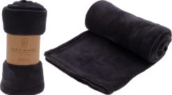 HOME STYLE DEKEN FLEECE GRIJS 125 X 150