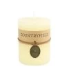 COUNTRYFIELD STOMPKAARS GLAD IVOOR 15CM 2 COUNTRYFIELD STOMPKAARS GLAD IVOOR 15CM -Beste Woninginrichtings Winkel kaars ivoor