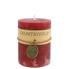 COUNTRYFIELD STOMPKAARS GLAD D ROOD 15CM 1 COUNTRYFIELD STOMPKAARS GLAD D ROOD 15CM -Beste Woninginrichtings Winkel kaars rood