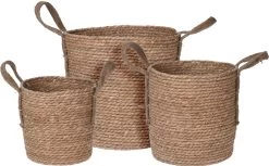 HOME EN STYLE MAND NATURE 33X33X33CM