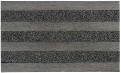 DEURMAT OUTDOOR WOOD GREY 46X76 CM