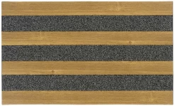 DEURMAT OUTDOOR WOOD BROWN 46X76CM