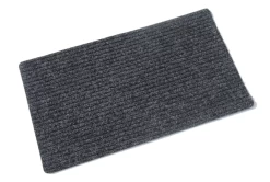 DEURMAT RIB ZWART 50X80 CM